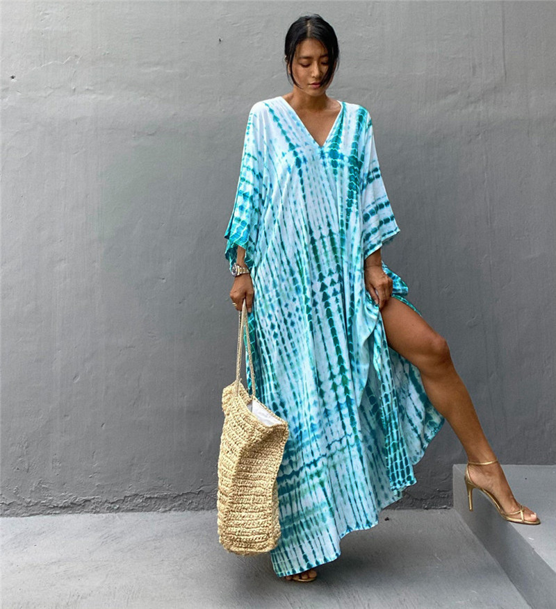 Summer Clothing For Older Women - Damska odzież plażowa plus size, długie