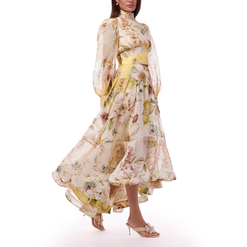 Summer Clothing Juniors - Letni Zestaw Wakacyjny z Kwiatowym Nadrukiem: