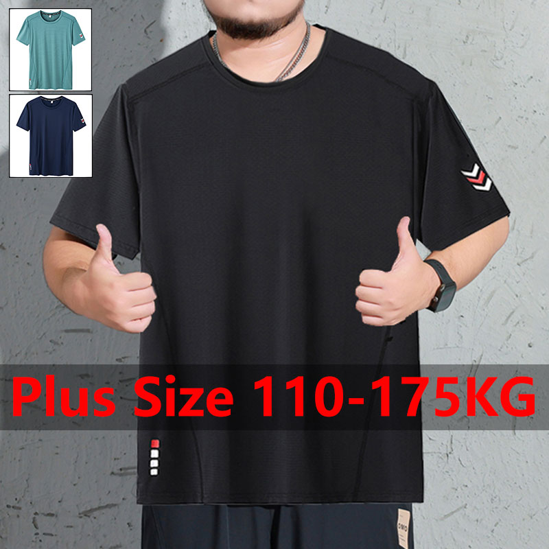 Summer Clothing Plus - Męska koszulka plus size 5XL 6XL