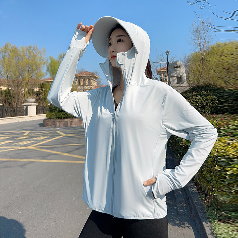 Summer Clothing For Older Women - Damska kurtka z kapturem chroniąca przed