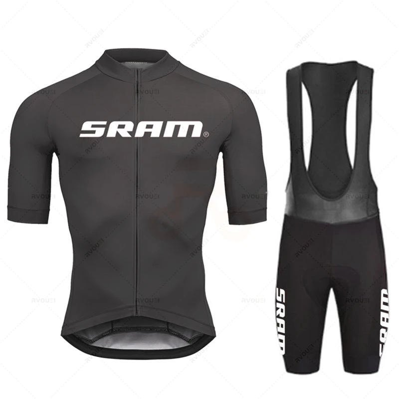 Summer Clothing Sale Men - 2024 Sram Pro Zestawy koszulek kolarskich