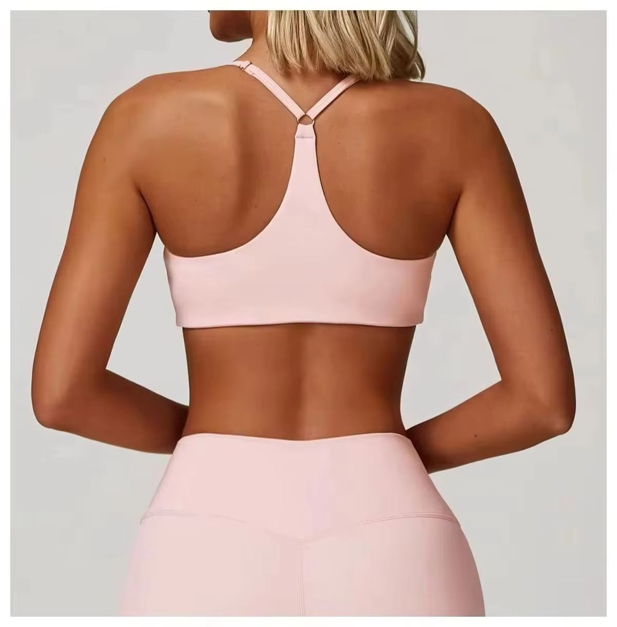 Summer Yoga Clothing - Letni seksowny sportowy biustonosz z efektem