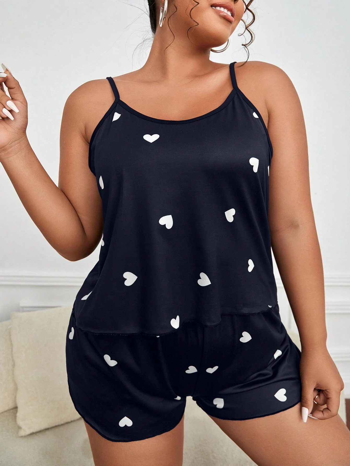 Summer Clothing Items - Dwuczęściowy zestaw piżam damskich, odzież do
