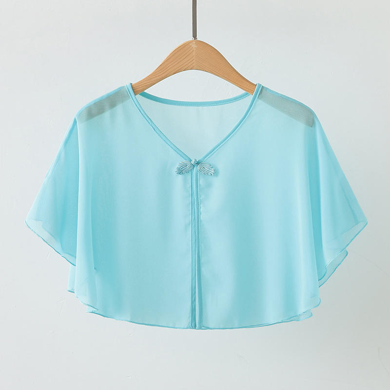Summer Clothing Wear - Wiosna szyfonowa krótka odzież wierzchnia szal