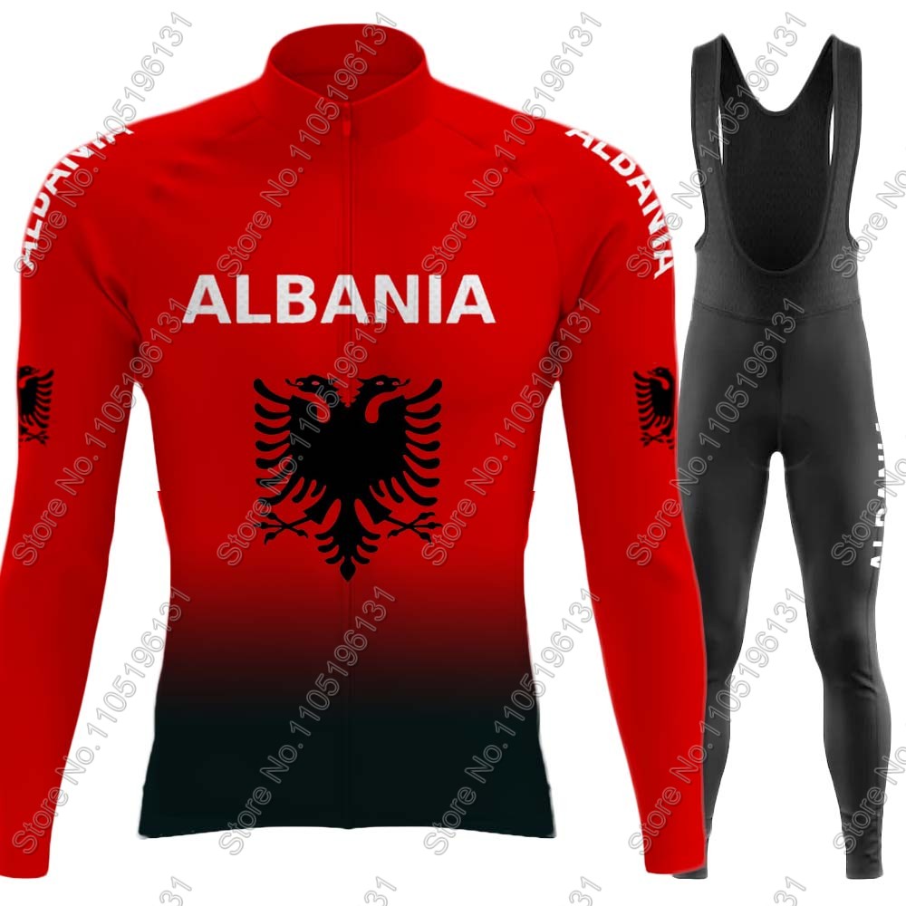 Summer Clothing Sale Men - Zestaw kolarski Reprezentacji Albanii 2026, koszulka