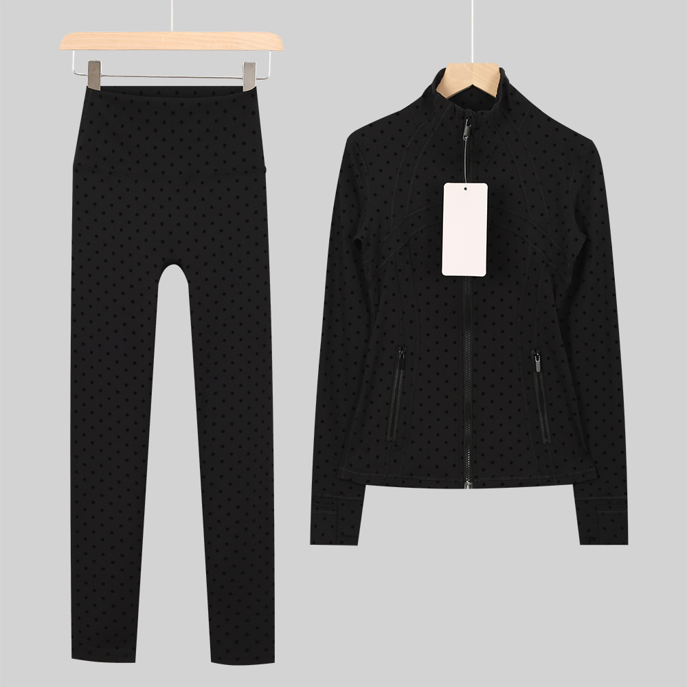 Summer Clothing Wear - Damski Zestaw do Jogi: Kurtka Sportowa,