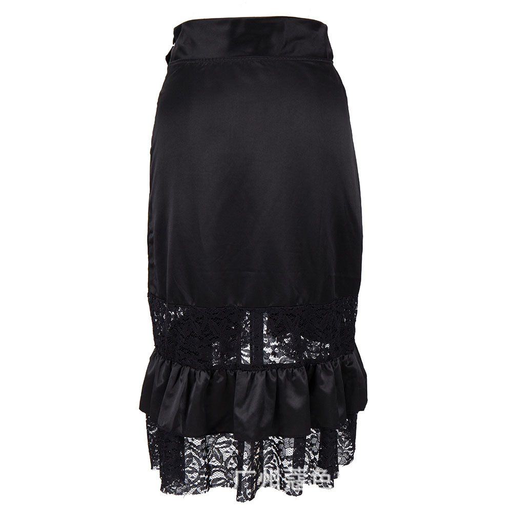 Wiktoriańska czarna satyna i k – Summer Victorian Clothing recenzja i cena