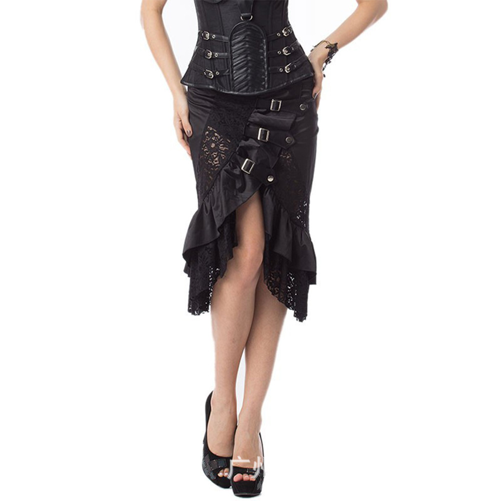 Wiktoriańska czarna satyna i k – Summer Victorian Clothing recenzja i cena