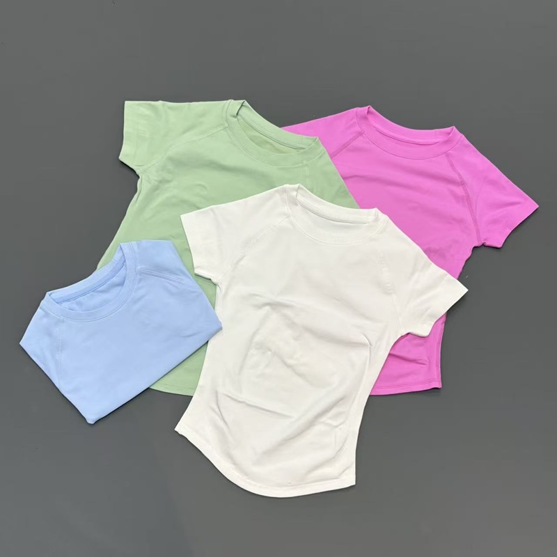 Krótki rękaw, bezszwowa koszul – Summer Yoga Clothing recenzja i cena