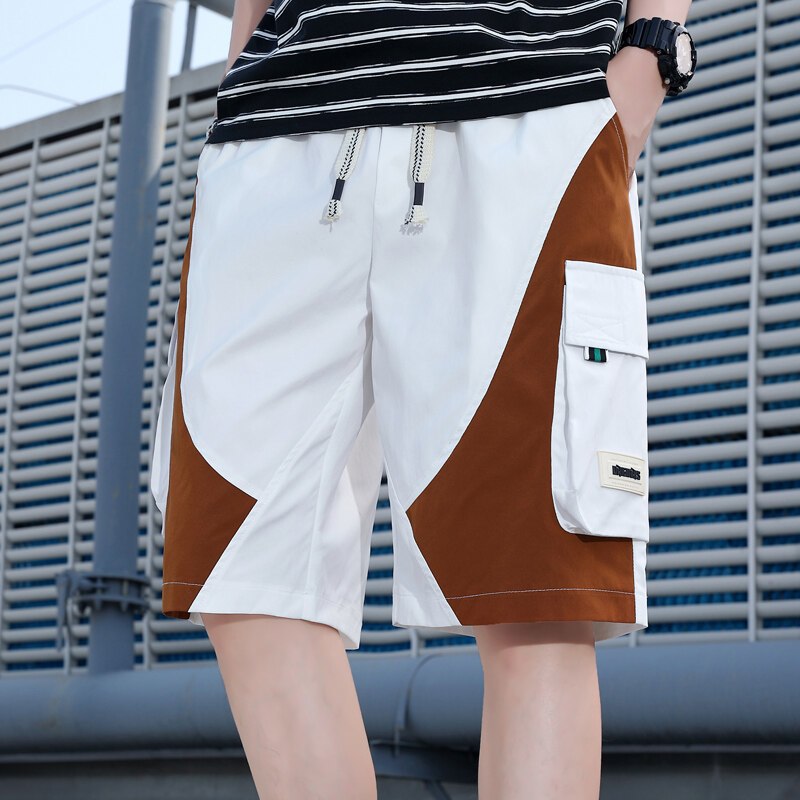 Męskie cienkie szorty cargo, o – Summer Clothing For Teens recenzja i cena