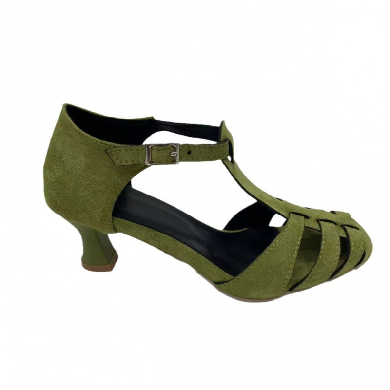 Damskie zielone zamszowe sanda – Summer Clothing Items recenzja i cena