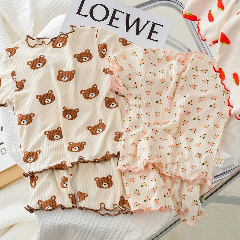 Letni bawełniany zestaw piżamo – Summer Clothing Baby Boy recenzja i cena