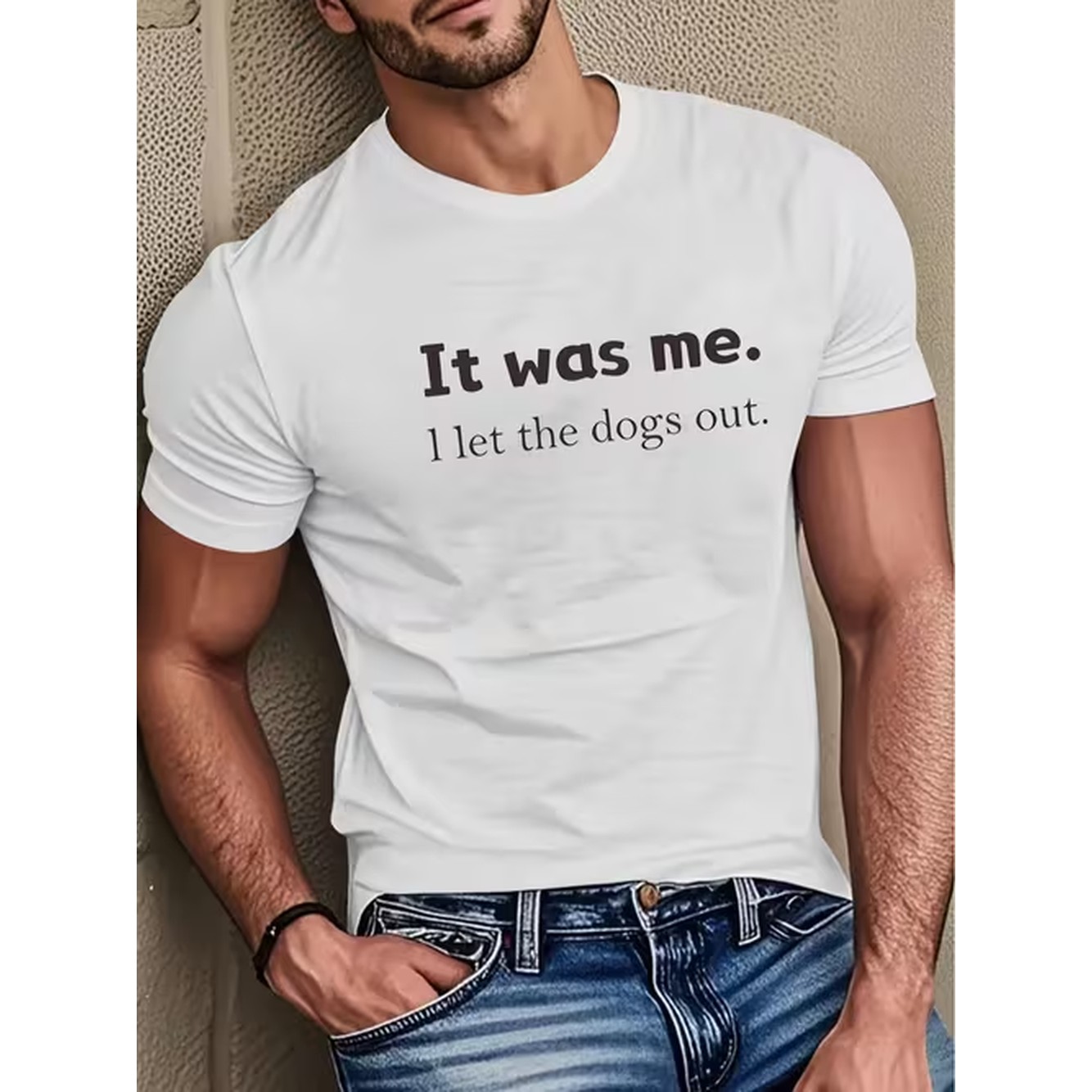 Męska koszulka z zabawnym nadr – Summer Clothing Wear recenzja i cena