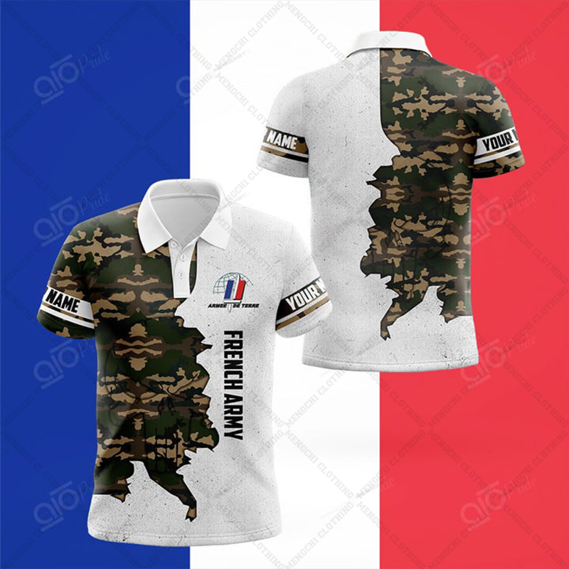 Koszulka polo z grafiką francu – Summer Clothing Name recenzja i cena