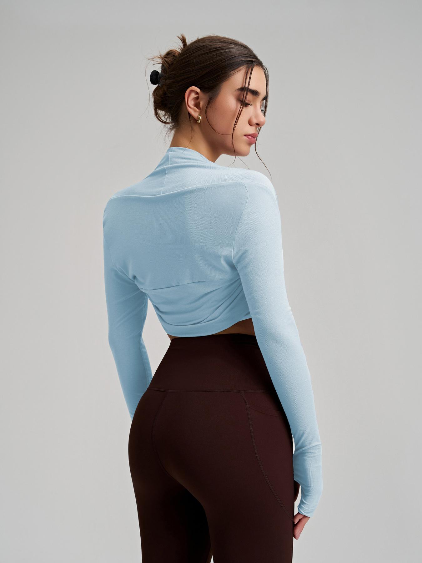 Damska bluza do jogi z długim  – Summer Yoga Clothing recenzja i cena
