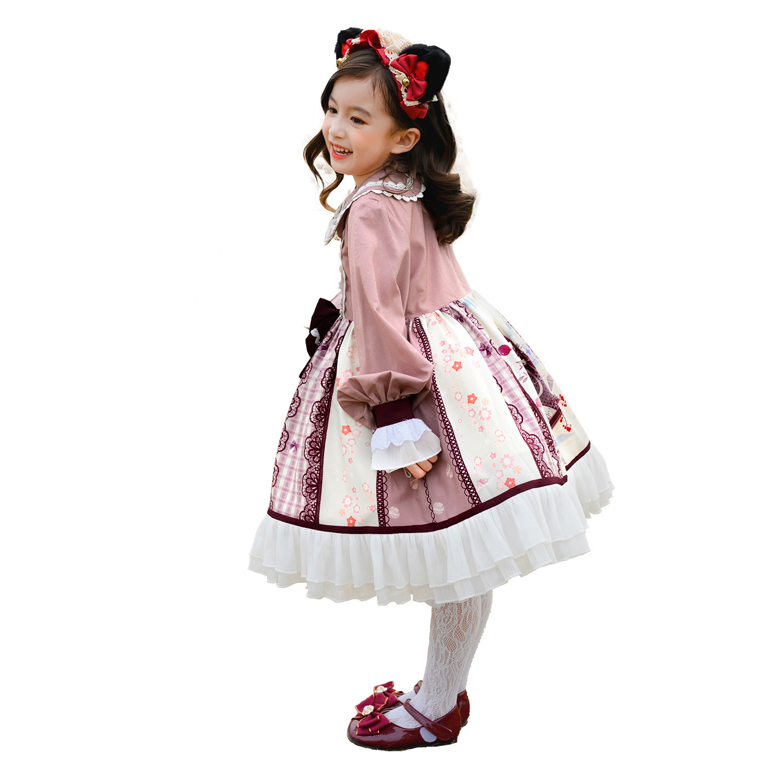 Dziecięca odzież Lolita, sukie – Summer Clothing Set For Girls recenzja i cena