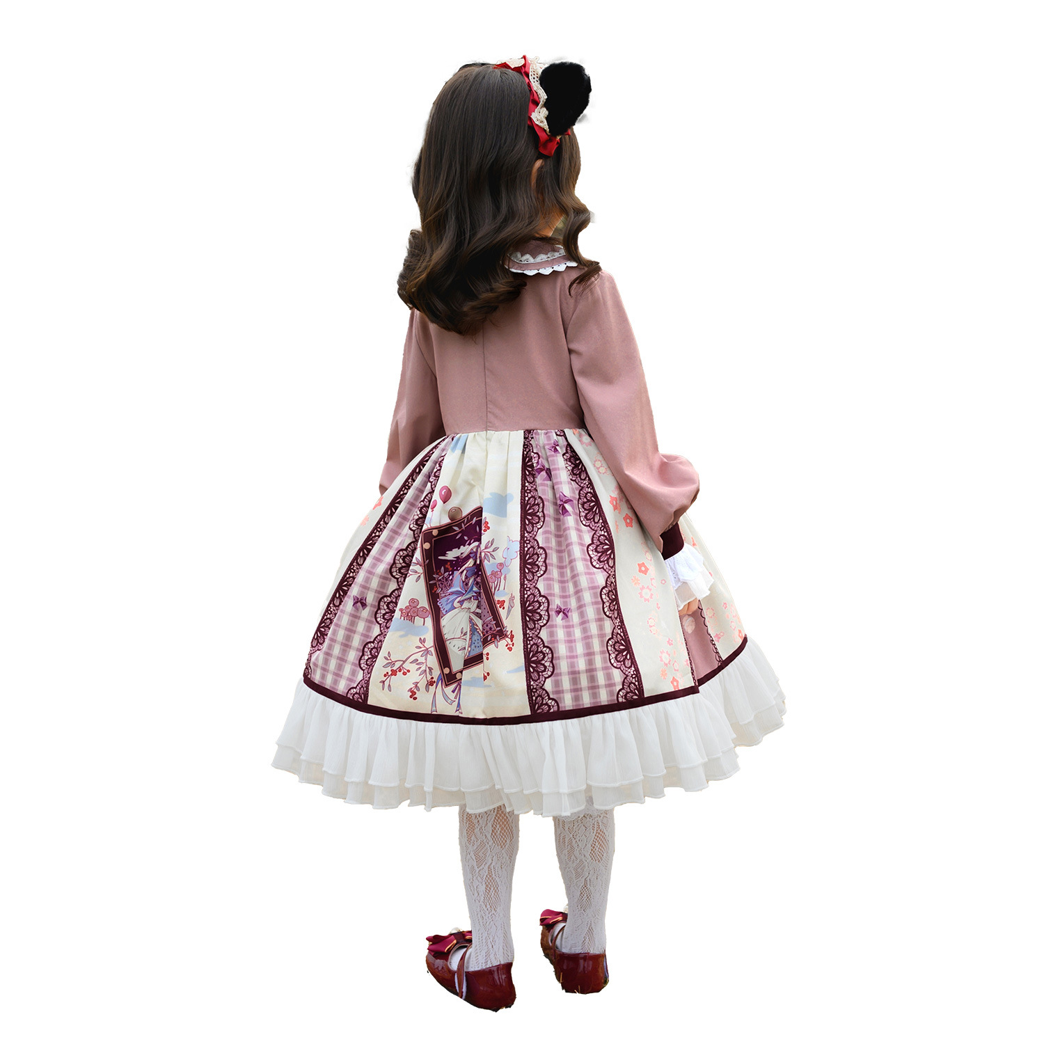 Dziecięca odzież Lolita, sukie – Summer Clothing Set For Girls recenzja i cena
