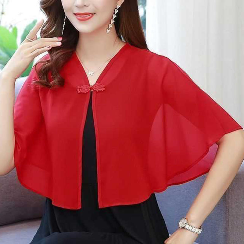 Wiosna szyfonowa krótka odzież – Summer Clothing Wear recenzja i cena