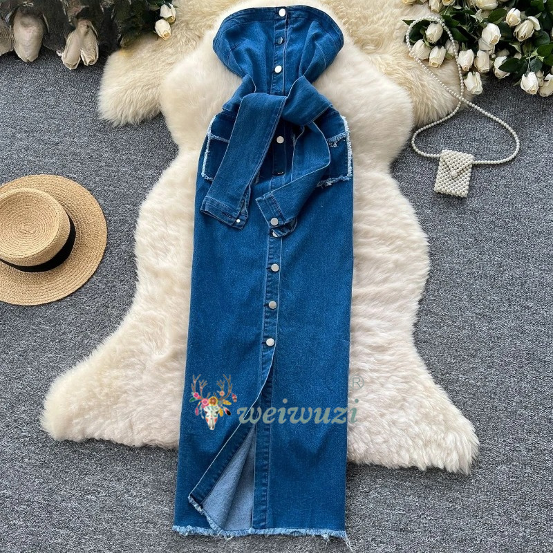 Sukienka damska retro bez rami – Summer Clothing Juniors recenzja i cena
