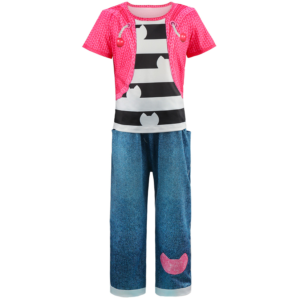 Kostiumy Cosplay dla Dzieci na – Summer Clothing Set For Girls recenzja i cena