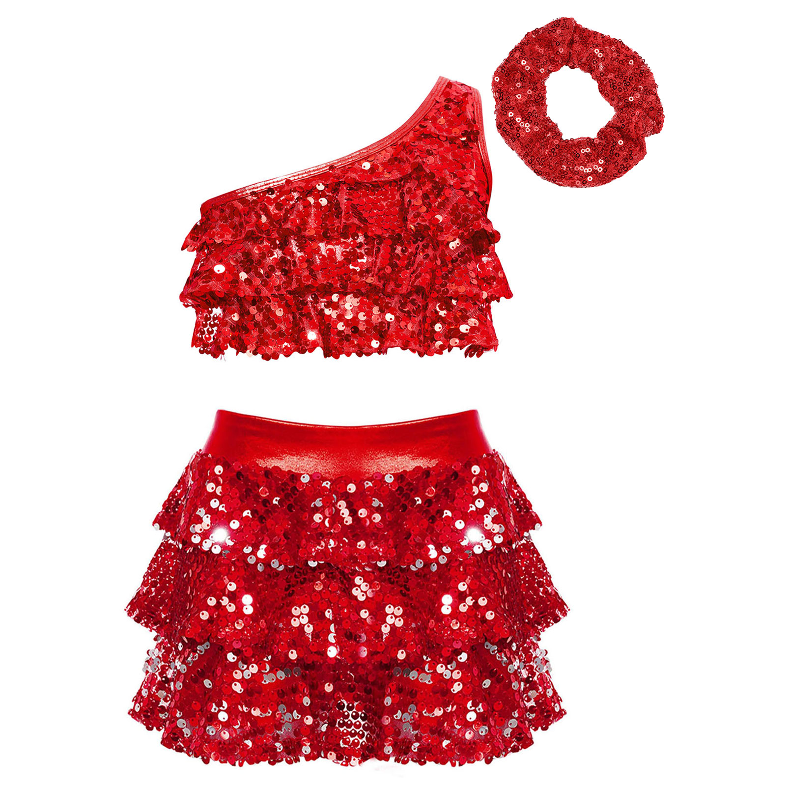 Dziecięcy Dziewczęcy Błyszcząc – Summer Clothing Set For Girls recenzja i cena