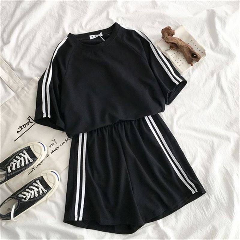 Dwuczęściowe damskie spodenki  – Summer Clothing Set For Girls recenzja i cena