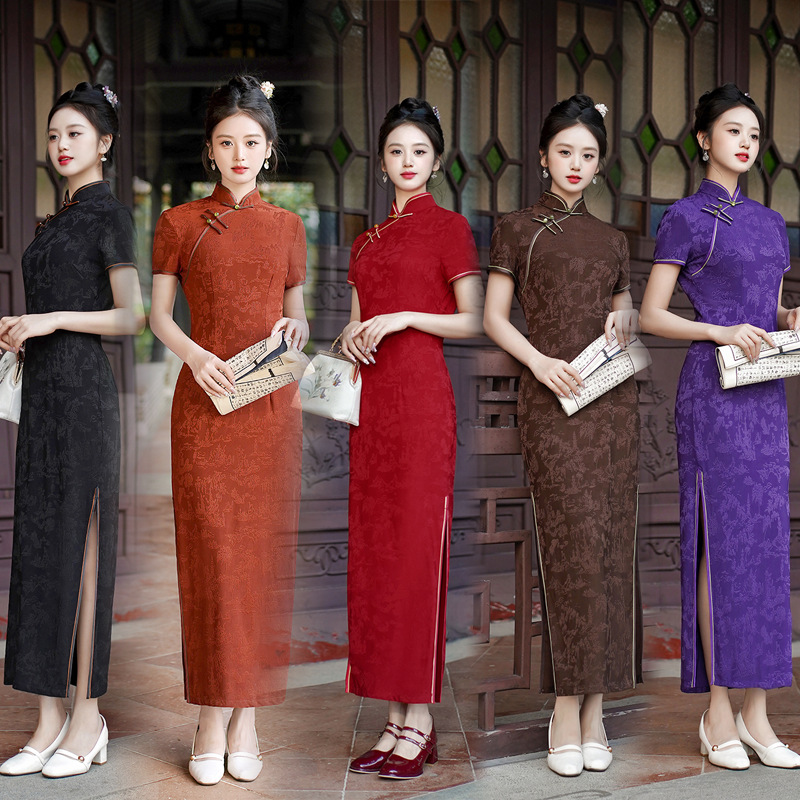 Nowa długa sukienka Cheongsam, – Summer Clothes recenzja i cena