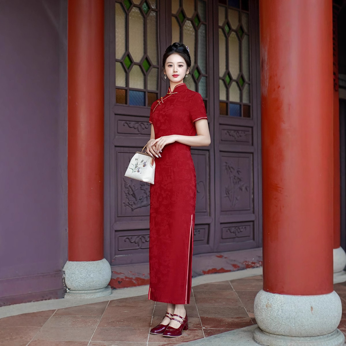 Nowa długa sukienka Cheongsam, – Summer Clothes recenzja i cena
