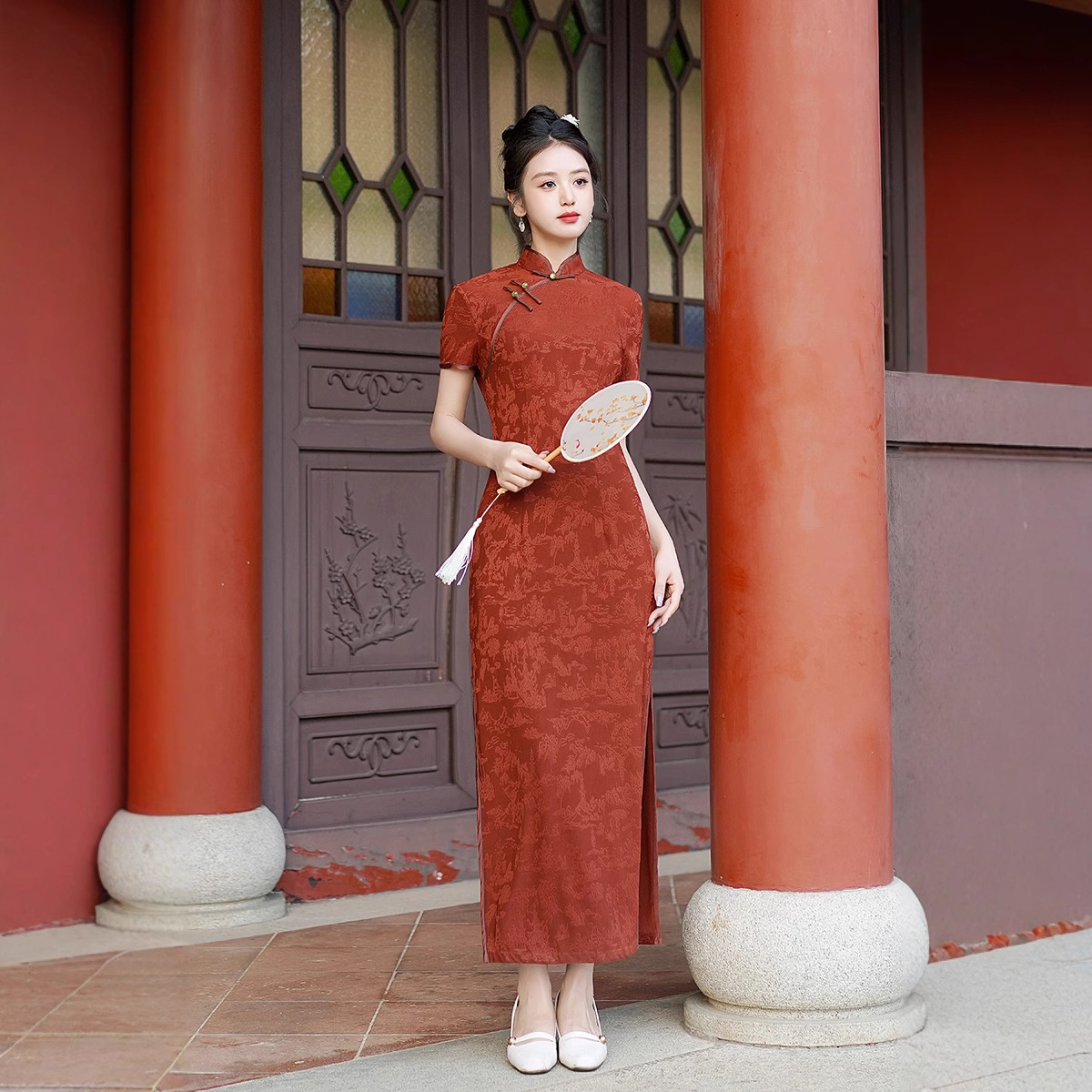 Nowa długa sukienka Cheongsam, – Summer Clothes recenzja i cena